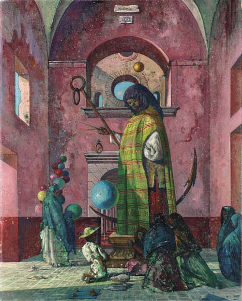 Eugene Berman - Zebeulon - 1949 oil on canvas
